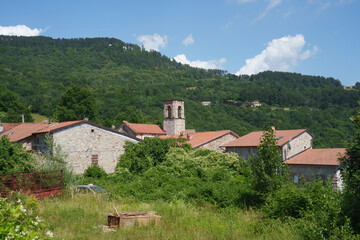 Fototapeta na wymiar Metra, historic village in Tuscany