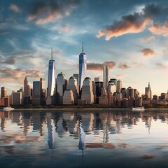 New york city skyline panorama 