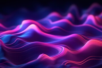 abstract futuristic background with pink blue glowing neon moving high speed wave lines and bokeh lights. Data transfer concept Fantastic wallpaper,