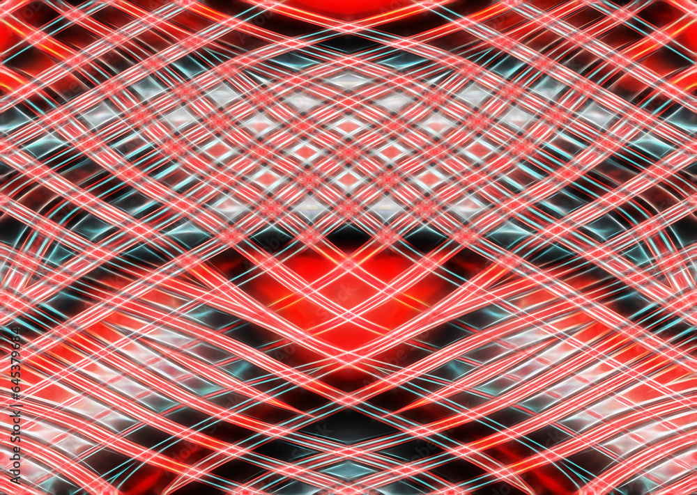 Poster pale red diagonal pattern on a grey background
