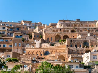 Foto op Aluminium Traditional stone houses in Mardin, Turkey on a sunny afternoon - Landscape shot © Amine