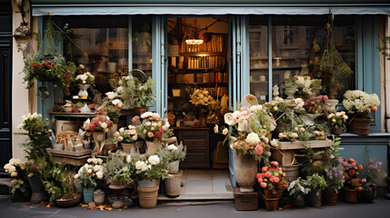 Fototapeta na wymiar beautiful flowers in the market