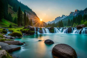 Fototapeten waterfall © Muhammad Naeem