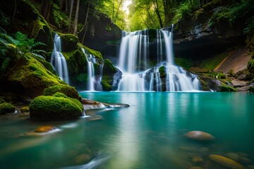 waterfall in the forest