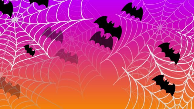 Halloween motif loop background material