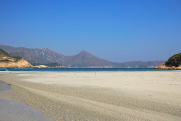 Jan 3 2015 a landscape of sai wan, sai kung, hong kong,