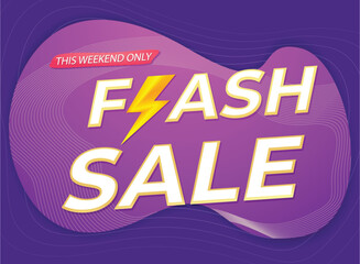 flash sale banner design template