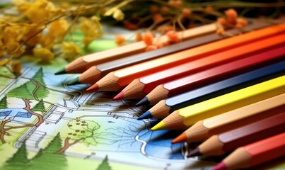 Plan of the garden and landscape