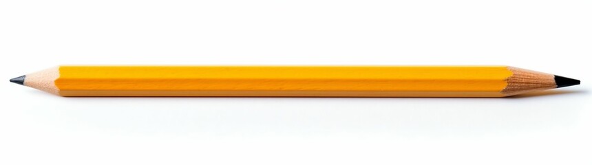 Pencil Isolated on White Background. Generative ai