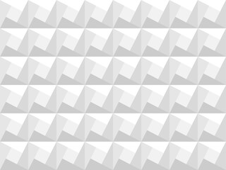 Modern seamless geometric pattern. White and gray decorative shape repeatable background. Squared stylish tile block texture