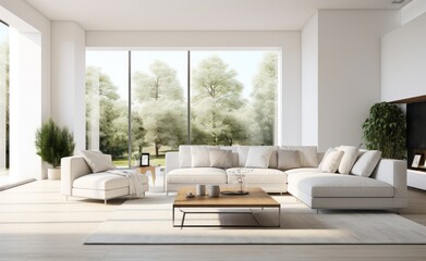 Modern living room interior