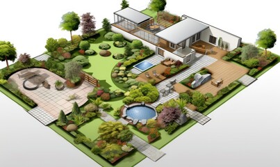 3d garden landscape planner templates, garden layout plan