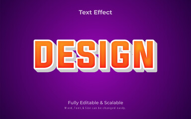 Design 3D Vector Text Effect, Fully Editable Text Effect