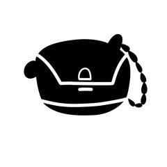 bag silhouette icon