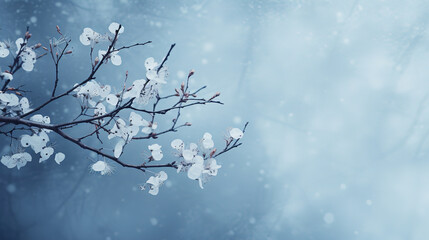 Obraz premium Blue Monday in January the most depressing day of the year. Generative Ai