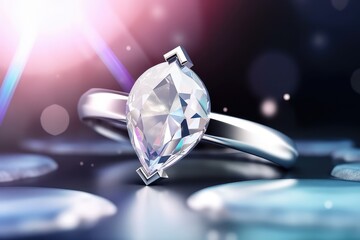designer and royal ring jewel photography for wedding event generative ai