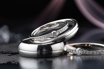 luxurious platinum ring accessory for special event generative ai