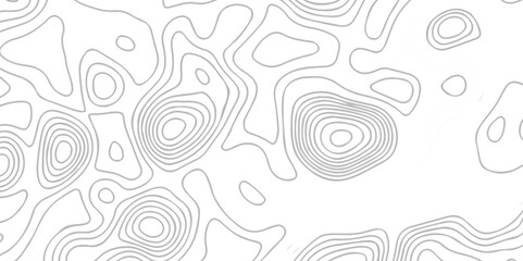 Topographic map background geographic line map with elevation assignments. The black on white contours vector topography stylized height of the lines map.