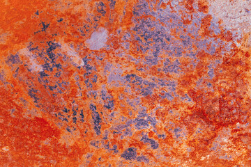 Close-up of rusty metal texture