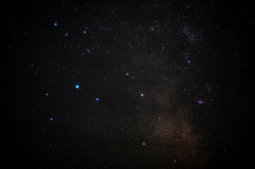 starry sky night photo of stars