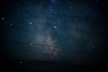 starry sky night photo of stars