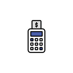 Budget icon design with white background stock illustration