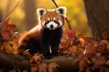 Red Panda in photo frame
