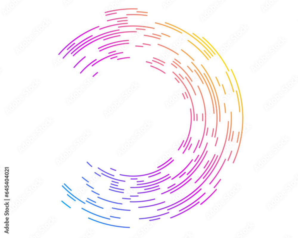 Poster abstract background with circles