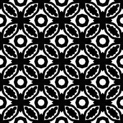 White background with black pattern. Seamless texture for fashion, textile design,  on wall paper, wrapping paper, fabrics and home decor. Simple repeat pattern.