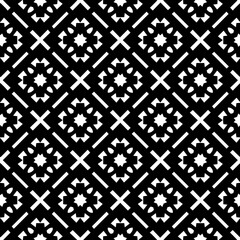 White background with black pattern. Seamless texture for fashion, textile design,  on wall paper, wrapping paper, fabrics and home decor. Simple repeat pattern.