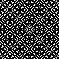 White background with black pattern. Seamless texture for fashion, textile design,  on wall paper, wrapping paper, fabrics and home decor. Simple repeat pattern.