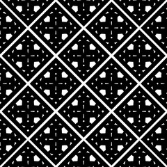 White background with black pattern. Seamless texture for fashion, textile design,  on wall paper, wrapping paper, fabrics and home decor. Simple repeat pattern.