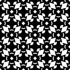 White background with black pattern. Seamless texture for fashion, textile design,  on wall paper, wrapping paper, fabrics and home decor. Simple repeat pattern.