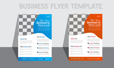 Business Flyer Corporate Flyer Template Abstract Colorful concepts