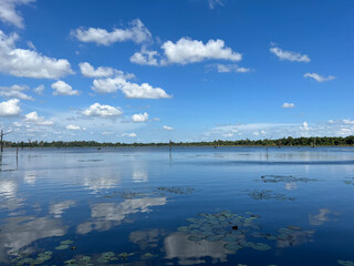 Angkor Wat by the lake
