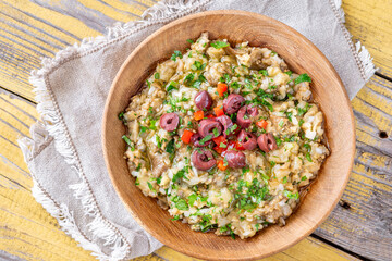 Bowl of Melitzanosalata