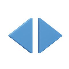 Arrow, 3d icon illustration with transparent background 