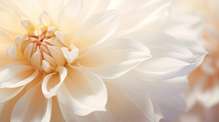  a close up of a white flower with a yellow center.  generative ai