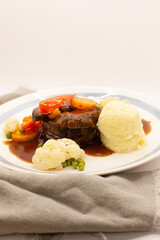 roasted lamb with vegetables