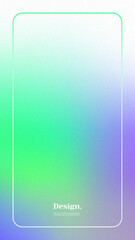 Colorful vertical gradient background. Social media frame vector illustration.