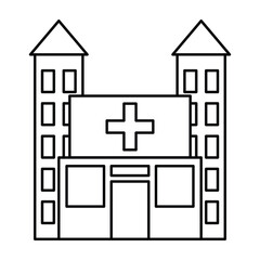 hospital icon design, illustration design