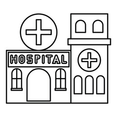 hospital icon design, illustration design