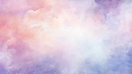  a painting of a blue, pink, and white cloud.  generative ai