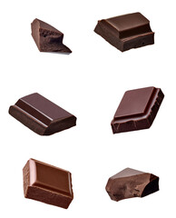 chocolate piece sweet food dessert falling