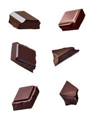 chocolate piece sweet food dessert falling