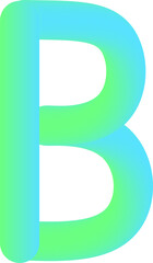 Letter illustration. Hand drawn