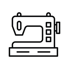 sewing machine icon design, illustration design