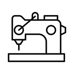 sewing machine icon design, illustration design