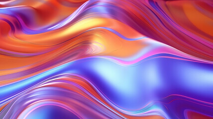 Naklejka premium Abstract colorful fluid business background. Generative ai