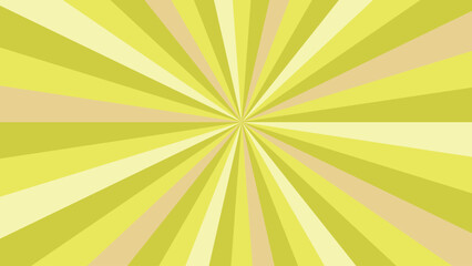 サンバースト　放射線　背景　黄色